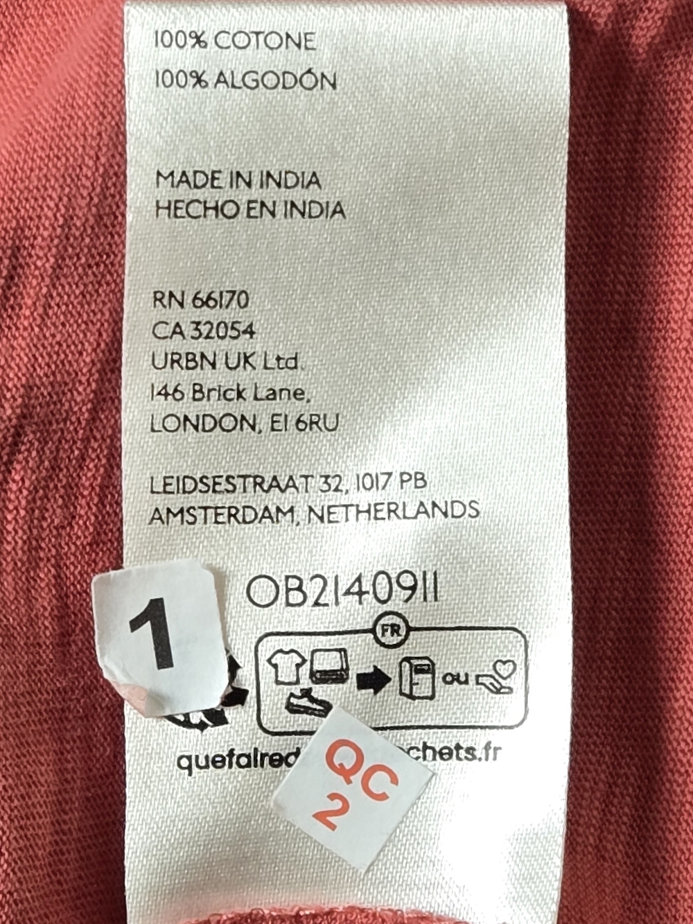 Anthropologie Pilcro Crew-Neck Smocked Ruched Top Rose Pink Rust XL - Picture 10 of 11
